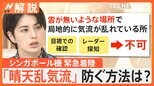 シンガポール航空機の緊急着陸、予測困難「晴天乱気流」要因か、遭遇したら?【Nスタ解説】|TBS NEWS DIG