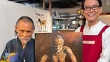 ヨガ姿【 片岡鶴太郎 】ナイツ土屋が油彩で描く「陰影やあばら骨まで細やかに」 精細さと迫力にフォロワー「魔除けに欲しい」|TBS NEWS DIG