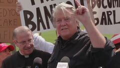 トランプ氏元側近・バノン被告が収監 「政治的迫害」主張　議会乱入事件関連で前政権高官2人目の服役| TBS CROSS DIG with Bloomberg