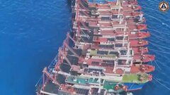 南シナ海に中国の“海上民兵”船団135隻以上　フィリピン「不法」に集結と警告| TBS CROSS DIG with Bloomberg