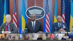 米国防長官　ウクライナへの「強力な軍事支援継続」を強調　“砲弾供与30％以上減少”報道も| TBS CROSS DIG with Bloomberg