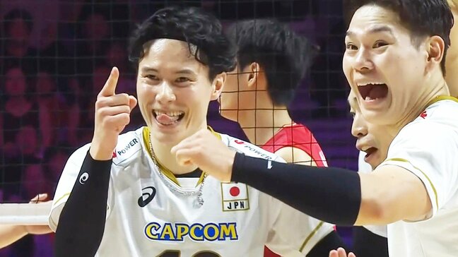 バレー男子日本代表、準決勝進出!“完全アウェー”も中国に逆転勝利で無傷の13連勝【ネーションズリーグ】|TBS NEWS DIG