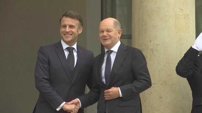 仏独の首脳が会談　ヨーロッパへの追加関税検討のトランプ大統領への対応協議|TBS NEWS DIG