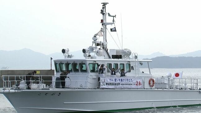 【衆議院議員選挙】広報船が瀬戸内海の21の島々を回り投票を呼びかけ【香川】|TBS NEWS DIG