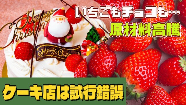変わるクリスマスケーキ！定番の “いちご” から人気の “クリームだけ” ボリュームたっぷりアップルパイも…ケーキ店の涙ぐましい “試行錯誤” |TBS NEWS DIG