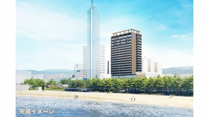 「福岡プリンスホテル　ももち浜」2026年3月17日開業　229全客室から博多湾オーシャンビュー　　|　福岡のニュース｜RKB NEWS｜RKB毎日放送
