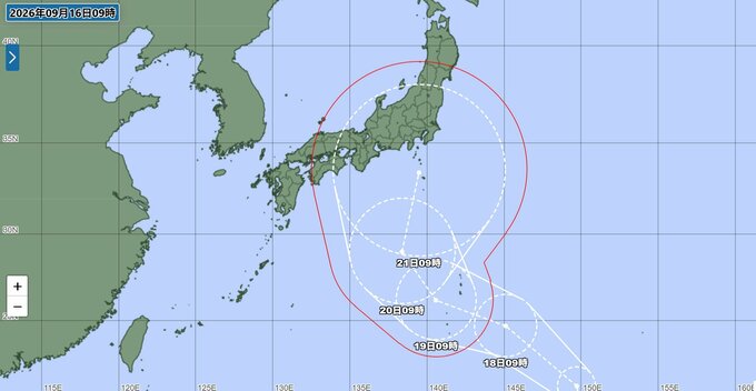 【台風情報】台風のたまご “熱帯低気圧” きょう16日（水）夜にも台風へ発達見込み　21日（月）には強い勢力で日本近海に到達か【雨と風のシミュレーション】　|　富山のニュース｜天気・防災｜チューリップテレビ