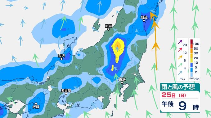 関東甲信・東海で25日夜遅く～26日明け方にかけ「雷を伴った激しい雨」に注意　「警報級の大雨」となる可能性　西日本から東日本では大気の状態が非常に不安定|TBS NEWS DIG