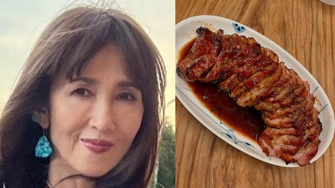 【工藤静香】　「焼き豚！」「一晩オリゴ糖、醤油、みりん　同量　そしてにんにく、生姜、ハッカクに漬け込んで焼く！」　タレは「翌日や翌々日、いろいろ役立ちます！」　レシピ紹介|TBS NEWS DIG