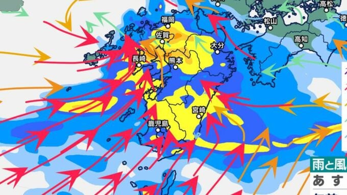 【九州大雨】南部は線状降水帯発生のおそれ　九州北部も200ミリ予想　雨シミュレーションきょう・あす１時間ごと…福岡・長崎・佐賀・大分・熊本・鹿児島・宮崎【大雨情報】　|　鹿児島のニュース｜MBC NEWS｜南日本放送