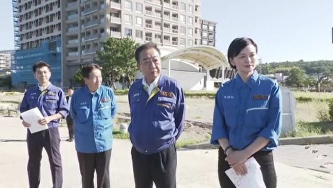 立憲民主党代表選 候補者が能登半島地震の被災地を視察 石川・七尾市|TBS NEWS DIG