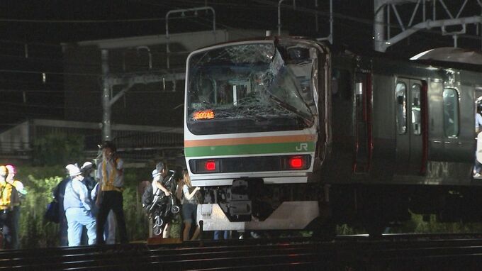 電柱でひび割れ発生し腐食が進んだことが事故の原因　JR東日本が今年8月の東海道線で発生の電車と電柱の衝突事故で原因発表|TBS NEWS DIG