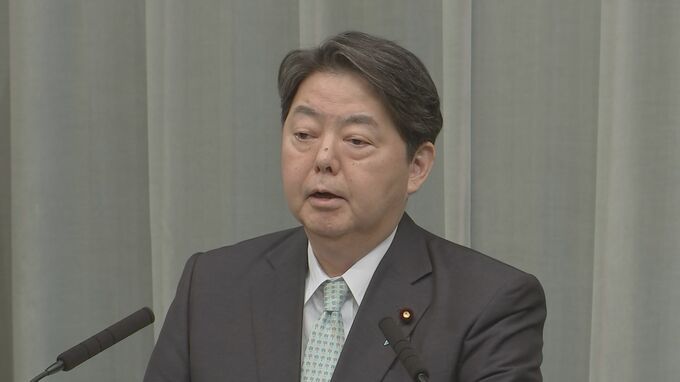 【速報】林官房長官「短距離弾道ミサイルと推定」きのうの北朝鮮の発射めぐり