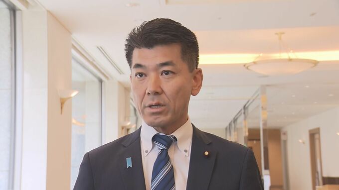 「辞職は当然」立憲・泉代表　堀井学議員が有権者への香典で辞職
