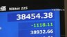 日経平均株価　一時1100円以上大幅に値下がり|TBS NEWS DIG