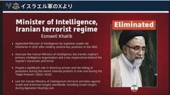 【速報】イランの情報相死亡か　イスラエル国防相が「夜間の攻撃で排除」と発表| TBS CROSS DIG with Bloomberg
