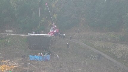 最大積載量およそ800キロを超え運転させた疑い ミキサー車が転落、運転