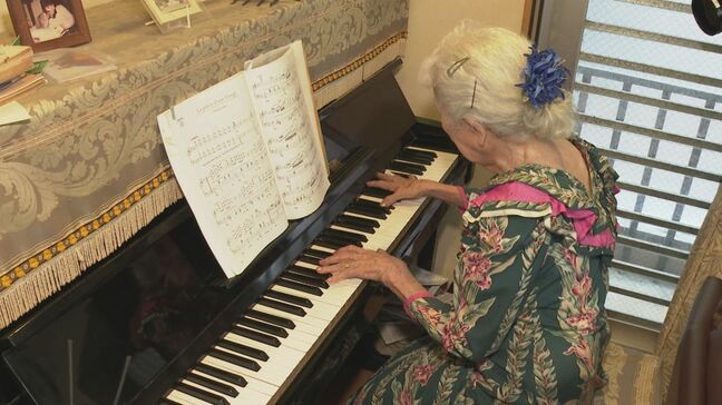 「乙女の祈り」奏でる99歳！バイオリンやウクレレにも挑戦 長寿の秘訣は「趣味を多く持つこと」戦火生き延び1月に100歳に|TBS NEWS DIG