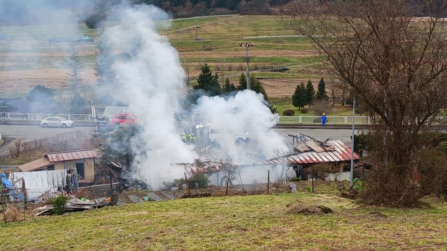 遠野市で住宅全焼　焼け跡から性別不明の遺体発見　住人の76歳女性と連絡取れず　岩手|TBS NEWS DIG