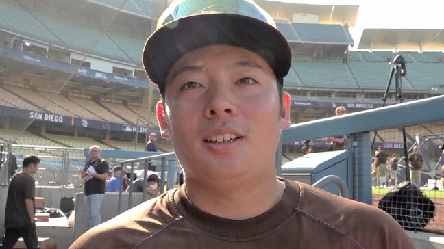 松井裕樹、初のPSへ気持ちの高ぶり「いやー ないです(笑)」大谷ら日本人対決に「週末ですし」と盛り上がり期待|TBS NEWS DIG
