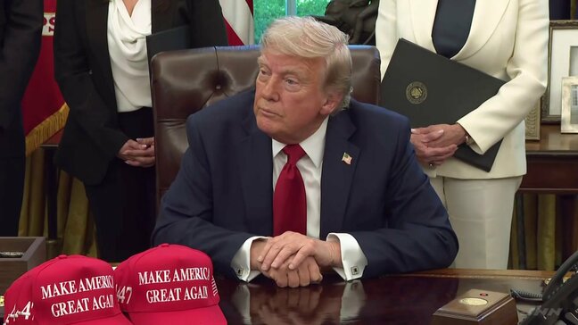 「中国の対応次第だ」トランプ大統領 2~3週間で新たな関税率設定の可能性 “中国への関税率引き下げ検討”報道|TBS NEWS DIG