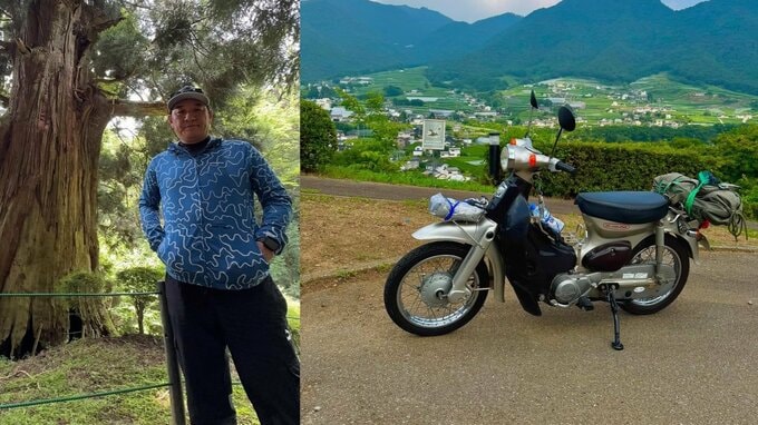 【 ピエール瀧 】愛車バイク “リトルカブ” で “甲州街道をひたすら西へ” 　勝沼を訪れ “なんかよかった” 　フォロワー反応「写真ぜんぶエモい」|TBS NEWS DIG