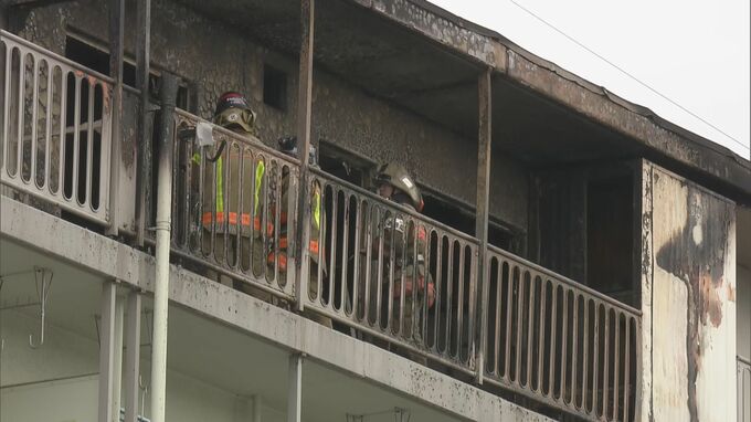 仕事で外出中に火事… 県営住宅の一室が焼ける 他の部屋への延焼なし 岐阜･大垣市|TBS NEWS DIG