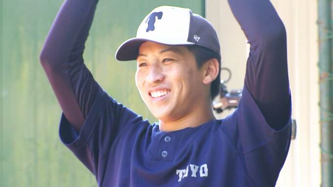 球速18キロアップでアマ史上最速158キロ左腕へ成長！東洋大・細野晴希「大谷選手みたいな応援される選手に」【ドラフト】|TBS NEWS DIG