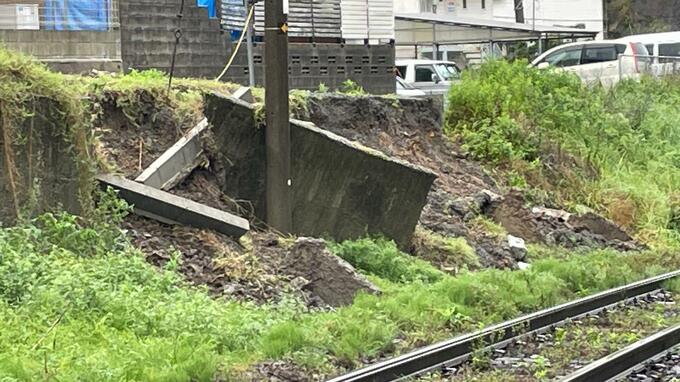【MR松浦鉄道】沿線で土砂崩れ　佐々～佐世保間で運転見合わせ（6日正午現在）|TBS NEWS DIG