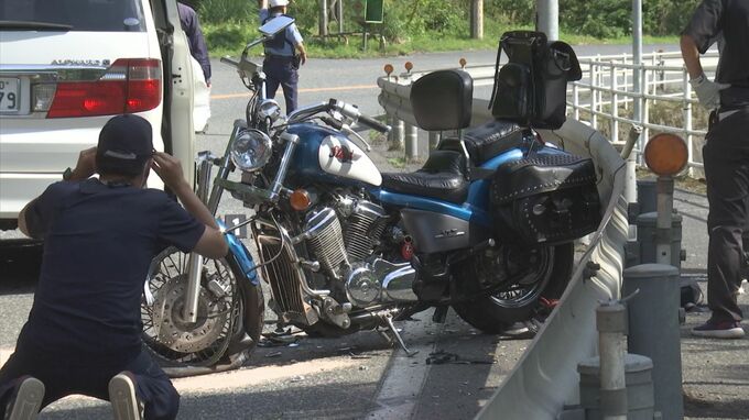 【続報】バイクの男性が岩場に転落し死亡…川沿いの国道での事故 鳥取県江府町　|　BSSニュース | BSS山陰放送