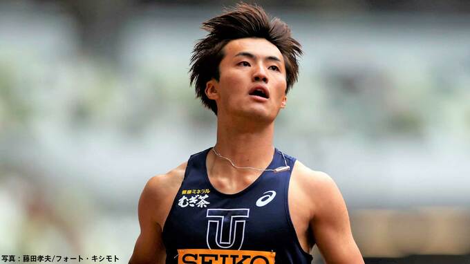 栁田大輝、10秒13で2年ぶり優勝！準決勝では追い風参考も9秒97【学生個人選手権】|TBS NEWS DIG