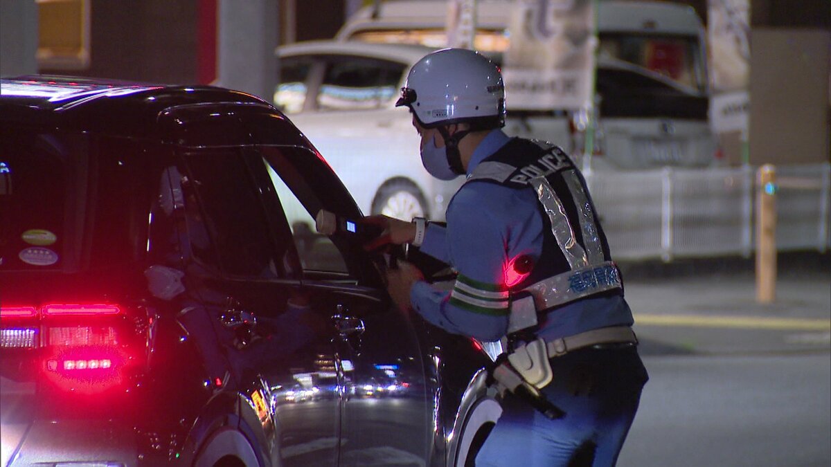 飲酒運転や不正に改造された車などの取締り 計9人が検挙 | 福岡の
