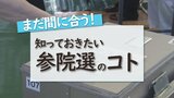 まだ間に合う!知っておきたい「参議院選挙のコト」【比例復活がない?・忙しい人は期日前!・投票所って緊張する!?】|TBS NEWS DIG
