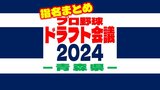プロ野球ドラフト会議 青森県内の育成ドラフト指名選手一覧まとめ【2024】 | 青森のニュース│ATV NEWS│青森テレビ