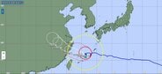 台風13号（ドルフィン）大型で非常に強い勢力　久米島北西を北上中　最大瞬間風速60mの猛烈な風に警戒　東シナ海から10日（月）に華中へ　|　富山のニュース｜天気・防災｜チューリップテレビ
