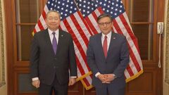 米下院議長　台湾と関係強化の意向　駐米代表と会談| TBS CROSS DIG with Bloomberg