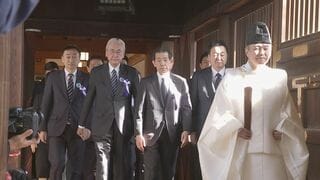 超党派の国会議員120人超が靖国神社を集団で参拝　春の例大祭にあわせ| TBS CROSS DIG with Bloomberg