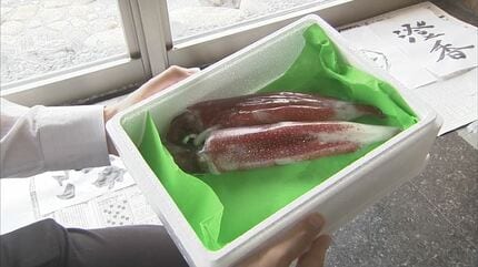 イカ墨〟で書道に挑戦してみたら・・・意外にも、書き味いいね！ 鳥取