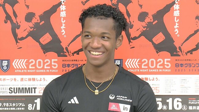 “特大”日本新の村竹ラシッド「一発で終わりたくない」日本人初の12秒台に「感慨深い」三浦龍司に続く“パリ金超え”|TBS NEWS DIG