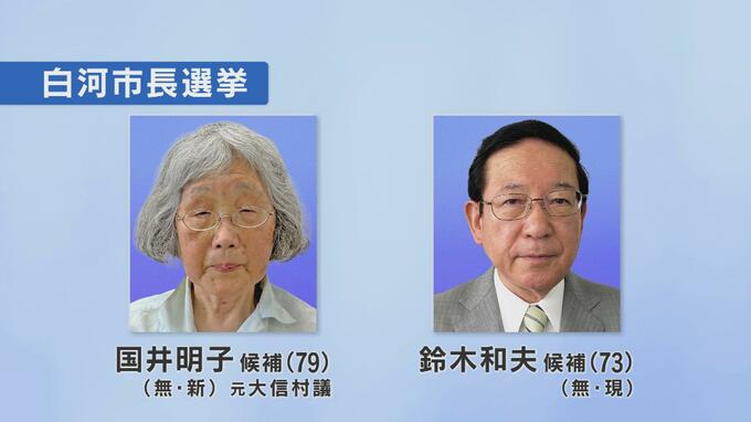 白河市長選挙告示　現職と新人の一騎打ち　7月9日投開票　福島|TBS NEWS DIG