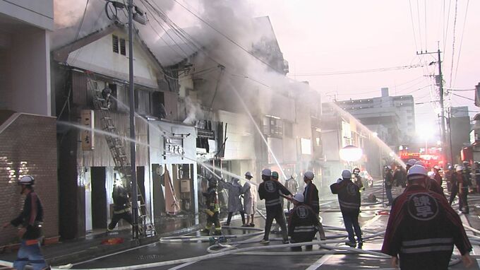 飲食店が燃える火事 けが人なし 長崎県諫早市 | 長崎のニュース | 天気 | NBC長崎放送