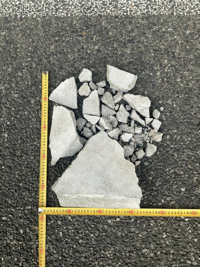 新幹線の高架橋からモルタル片落下　けが人は無し　広島･府中町|TBS NEWS DIG