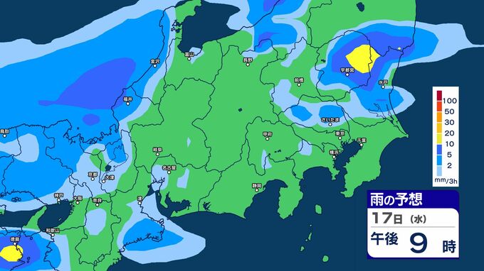 関東甲信　17日昼過ぎから夜遅くにかけ　大気の状態が非常に不安定に　“ゲリラ雷雨”に注意　【雨のシミュレーション画像掲載】気象庁　|　SBC NEWS | 長野のニュース | SBC信越放送