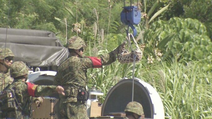 爆発事故後初めての不発弾処理 八重瀬町で見つかった米国製5インチ艦砲弾1発　|　沖縄のニュース｜RBC 琉球放送