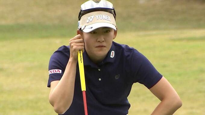 女子ゴルフ国内開幕戦 3連覇狙う岩井千怜「風でアイアンのチョイスが…」3打差9位タイ、永井花奈が5アンダーで首位|TBS NEWS DIG
