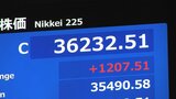 株価暴落前の水準に戻した日経平均株価　1200円以上値上がりして3万6000円台を回復 背景には「円キャリー取引」|TBS NEWS DIG