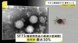 “マダニ感染症”過去最多ペース 今年に入って8月3日までに患者数124人 「SFTS=重症熱性血小板減少症候群」|TBS NEWS DIG