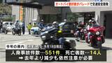 大型バイクの行列が交通安全を啓発!秋の交通安全運動始まる【高知】 | 高知のニュース・天気|KUTV NEWS | KUTVテレビ高知