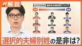 「色々な手続きが大変」旧姓に戻さず夫の名字を使用する人も 「選択的夫婦別姓」の是非は?【Nスタ解説】 |TBS NEWS DIG