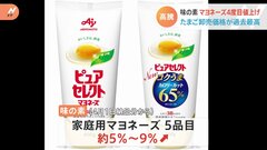 味の素　家庭用マヨネーズ値上げ　この2年で4回目　鳥インフルエンザによるたまご価格上昇受け| TBS CROSS DIG with Bloomberg